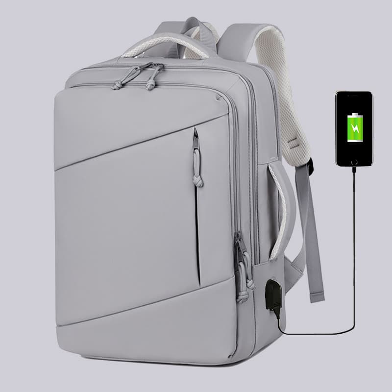 Backpack Men's Large-Capacity School Bag Business Travel Luggage Bag Backpack Short-Distance Travel Bag Women's 17-Inch Computer Bag