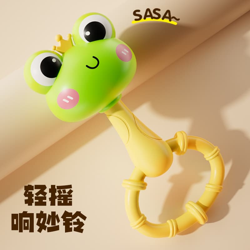 Infants and Toddlers from 0 to 6 Months Old Hand-Held Rattles, 3-Year-Old Babies Can Chew on Toys, Newborns and Young Infants Can Grasp and Train with Sand Hammers