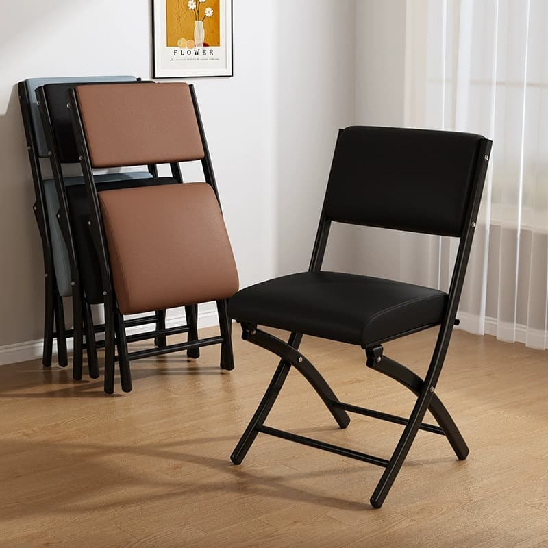 Foldable Chair For Home Back Dining Chair Dormitory Simple Study Leisure Chair Office Computer Chair Meeting Training Chair