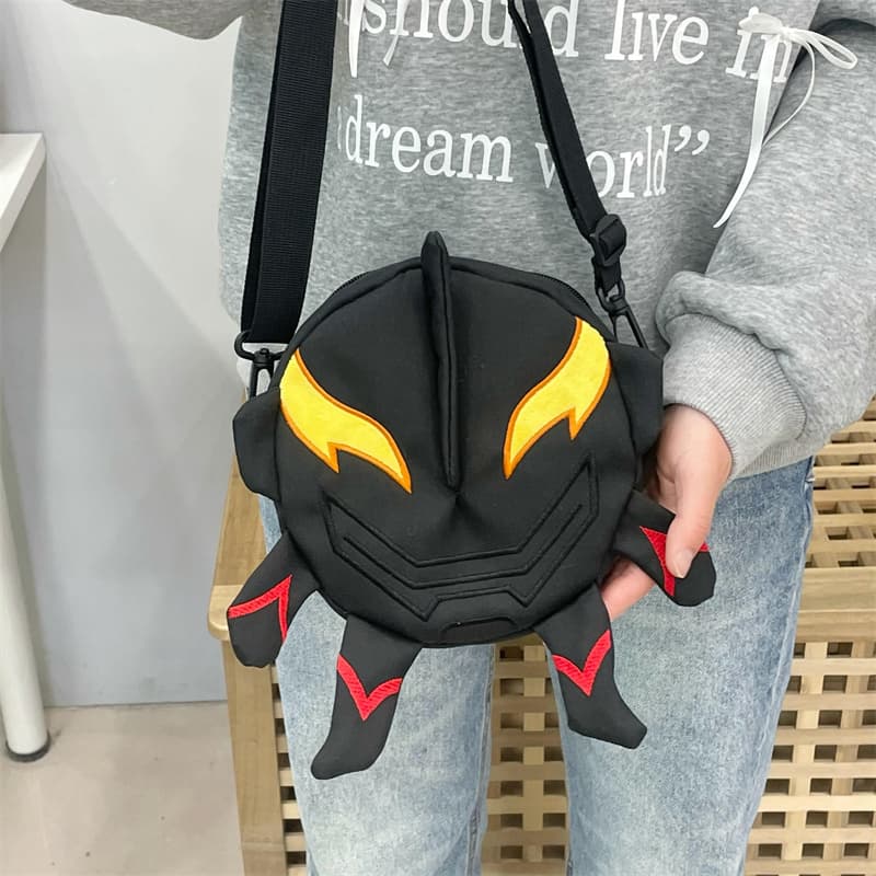 Jiji Upward Original Dark Two-Dimensional Funny Abstract Crossbody Mobile Phone Bag Men and Women Same Style Fat Cat Crossbody Bag