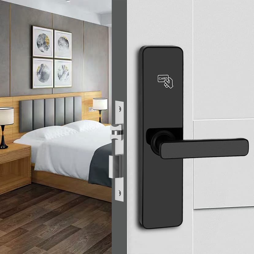 Matching 50 lock body hole position mechanical lock Restoration indoor wooden door card lock Apartment Hotel Hotel homestay card lock