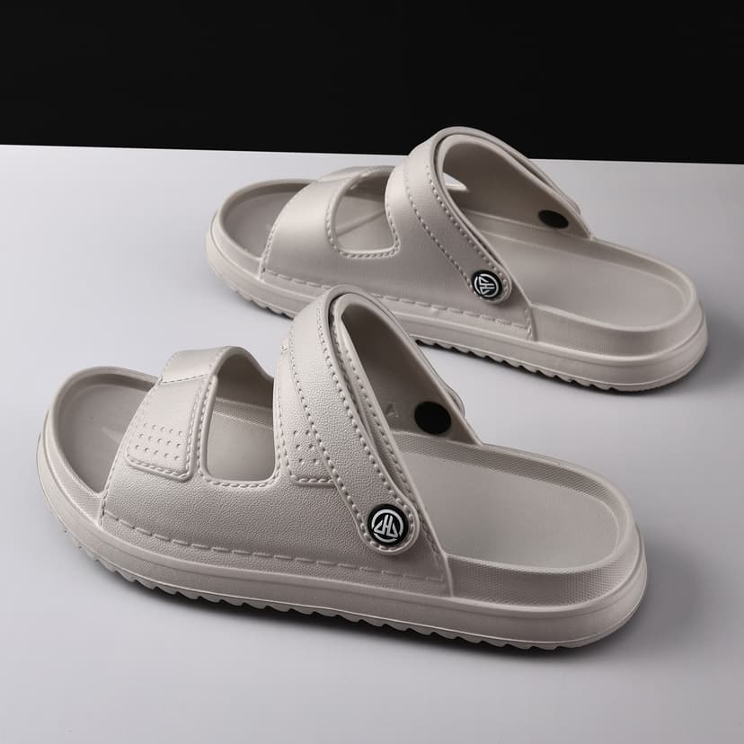 Sandals for Men, New Summer Style for Outdoor Wear, soft sole Half-Slip Beach Sandals for Men, Soft Sole, Wear-Resistant, Non-Slip, Slip-On Sandals