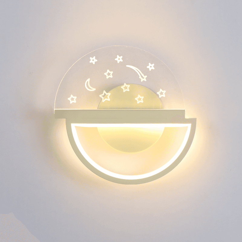 Creative Intelligent Voice-Controlled Atmosphere Corridor New Style Bedroom Bedside Background Wall Sofa Staircase Balcony Wall Lamps