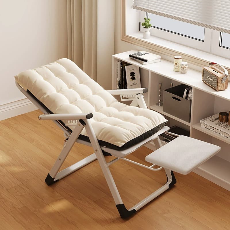Summer Installation-free Nap Foldable Recliner Office Single Balcony Bean Bag Chair Outdoor Portable Strong and Durable
