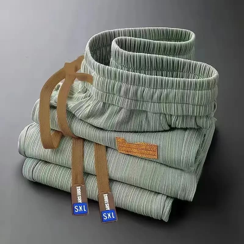 Clearance Sale: Men's Casual Sports Pants, Summer Thin Ice Silk Quick-Dry Straight-Leg Pants, Versatile Loose Breathable Trousers