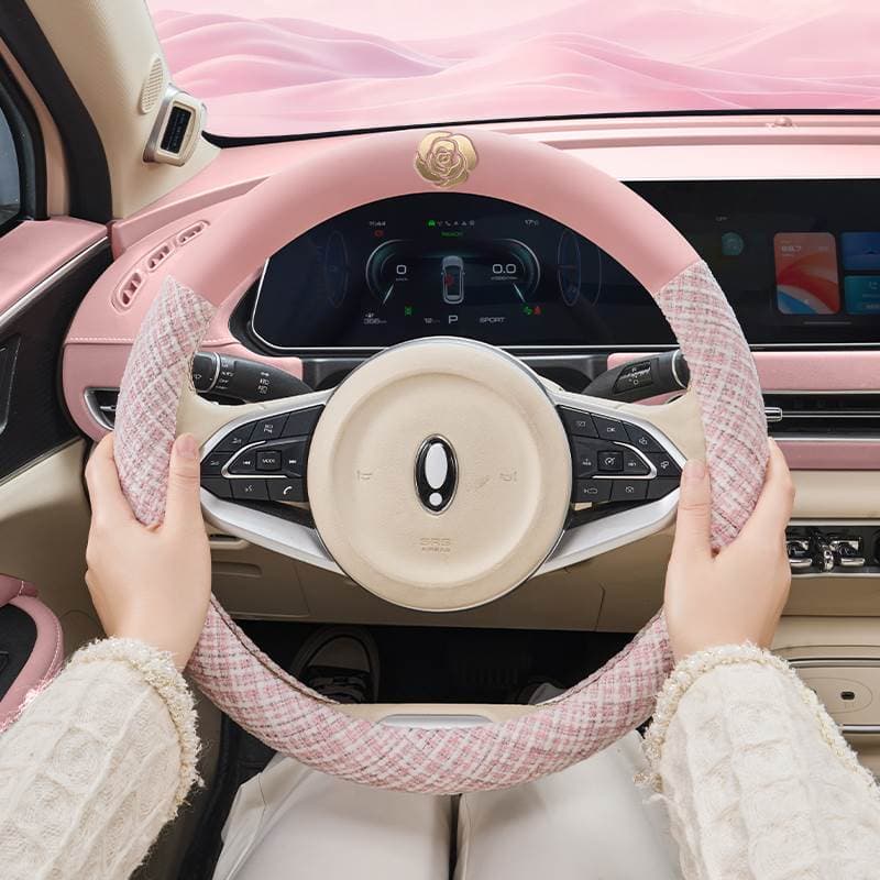 Steering Wheel Cover for Electric Four-Wheeler Models Like Lao Tou Le Xiaoxiangfeng Shenghao V8, Dun Dun A7A9S10, Little Elf Gl8, and George