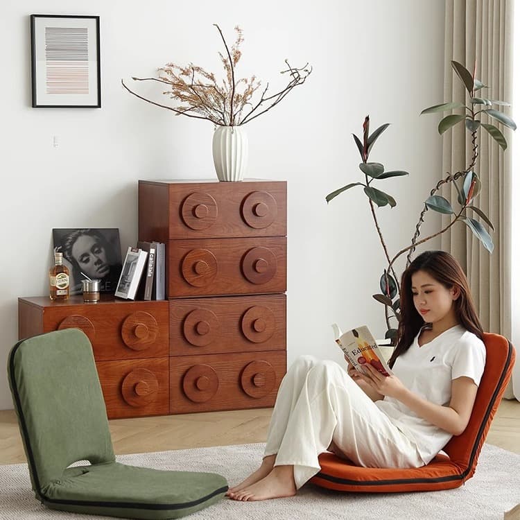 Bay Window Sofa 2025 New arrival Tatami Single Sofa Super Comfortable Bedroom Girl Bed Backrest Chair Foldable