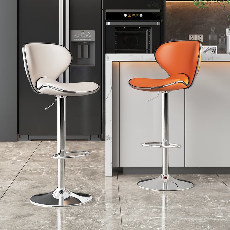 Bar Chair Accessible Luxury High-End Home Back Chair Bar High Stool Cashier Front Desk Adjustable Adjustable Stool