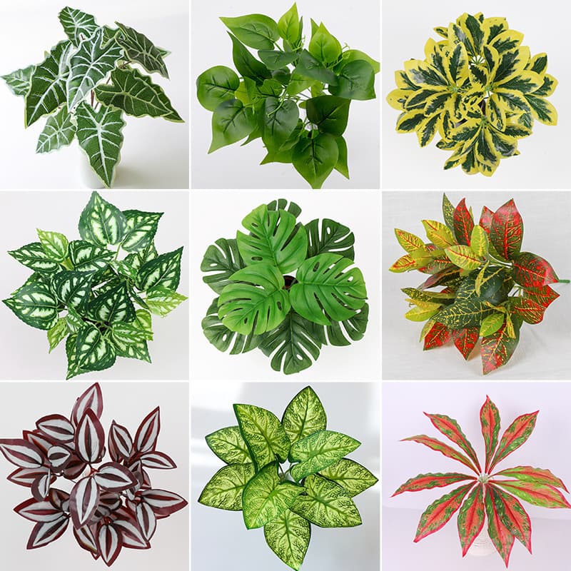 Artificial Grass Green Plants Persian Ferns Plant Wall Fake Grass Decorative Wall Hanging Vines Balcony Background Wall Greening