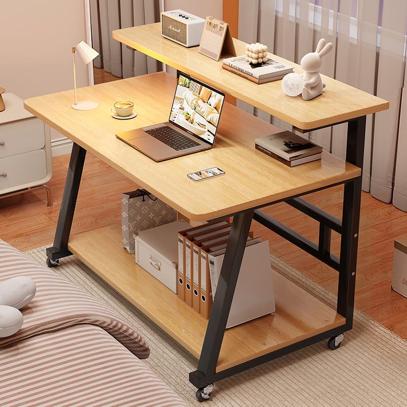 Movable Table Computer Table Bedroom Home Bedside Desk Small Apartment Student Dormitory Study Writing Desk