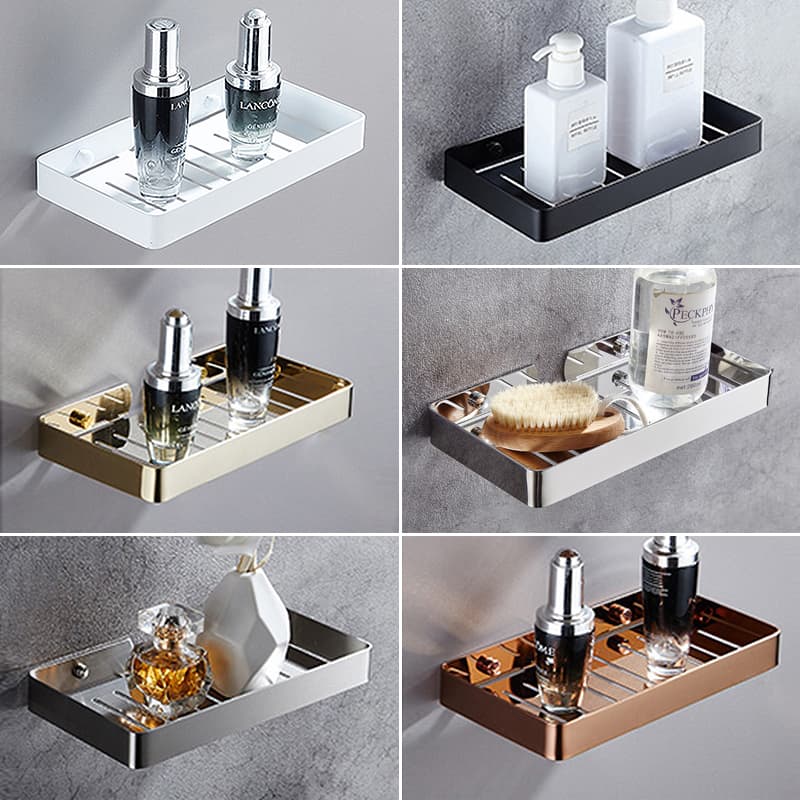 Bathroom Wall-Mounted Draining Soap Holder 304 Stainless Steel Punch-Free Soap Rack Hotel Bathroom Soap Storage Rack