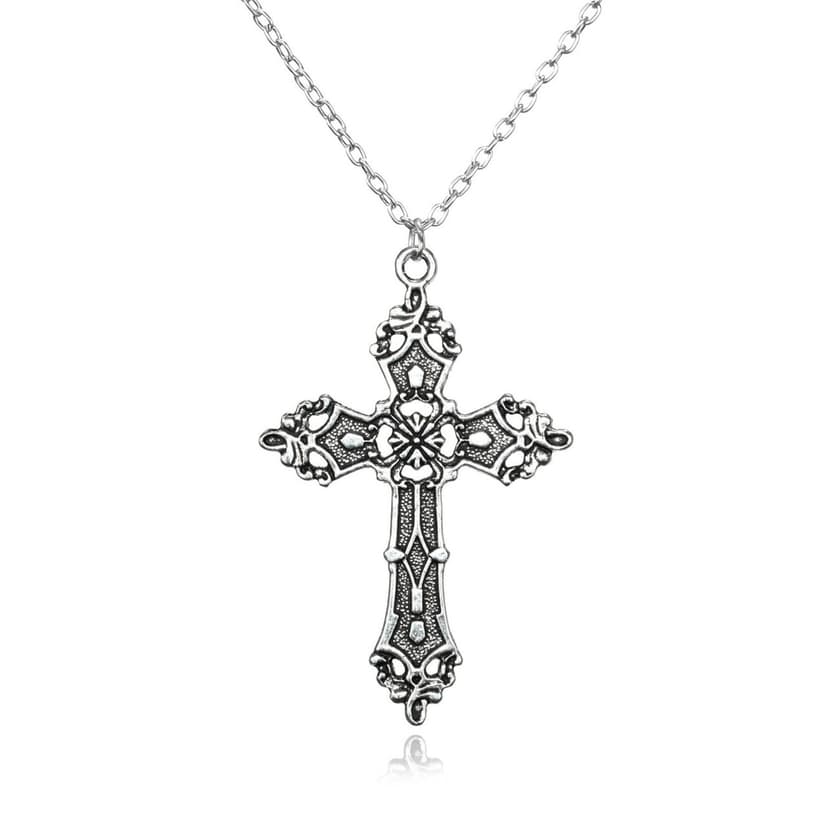 Madonna Pendant Necklace European and American New Retro 1980S Madonna Cross Pendant Necklace