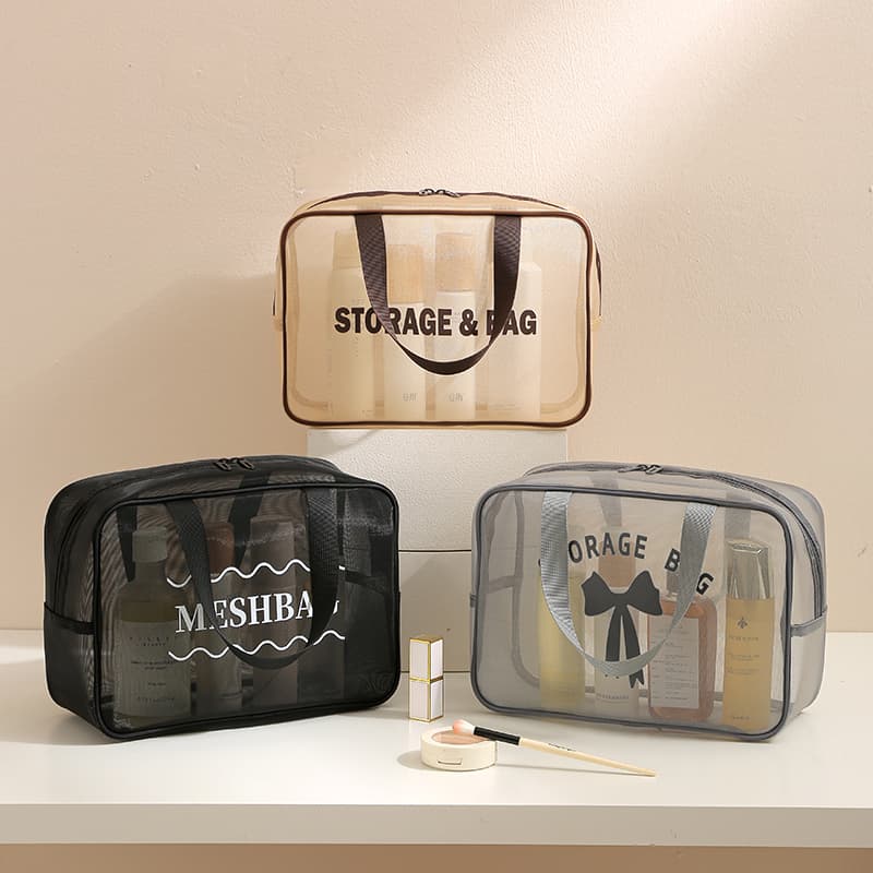 Multifunctional Cosmetic Bag, Portable Travel Toiletry Bag, Portable Large-Capacity Cosmetic Storage Bag, Drainable Toiletry Bag