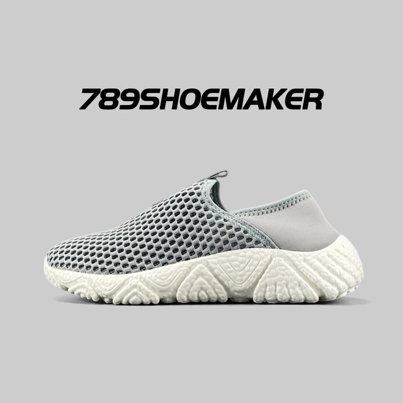 Men's Summer Breathable Mesh Shoes for Foreign Trade, Lightweight and Comfortable Slip-On Popcorn Soft-Soled Sports Casual Shoes for Women