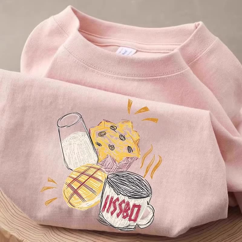 Overseas Stock~ Clearance Sale from Stores, Fashionable and Versatile New Style, Loose-Fitting Women's Pure Cotton Short-Sleeve T-Shirt with a Simple Design