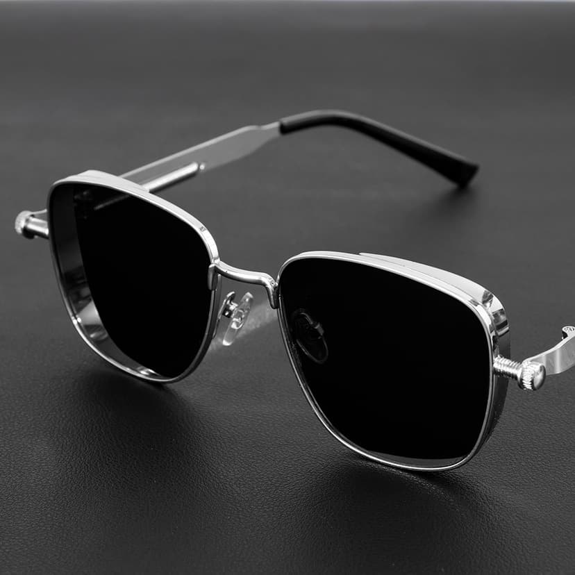 High-End Men's Sunglasses, New Style Sunglasses, Anti-Uv, Travel Street Photography, High-End Fashion Glasses, Women's Steampunk