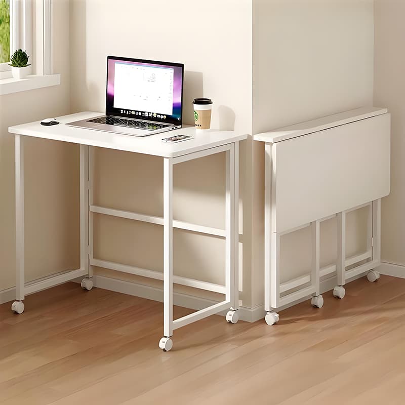 Foldable Table, Home Movable Desk, Bedroom Bedside Table, Simple Office Writing Desk, Workbench, Computer Desk