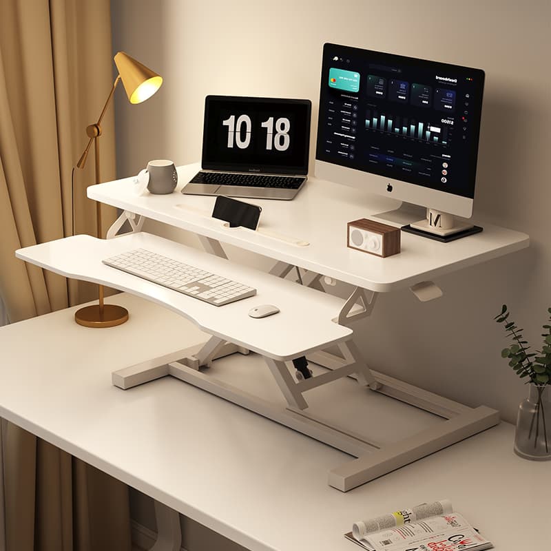 Standing Computer Lift Stand Can Be Adjusted in Height, Workbench Desktop Heightening Bracket, Laptop Desktop Office Desk