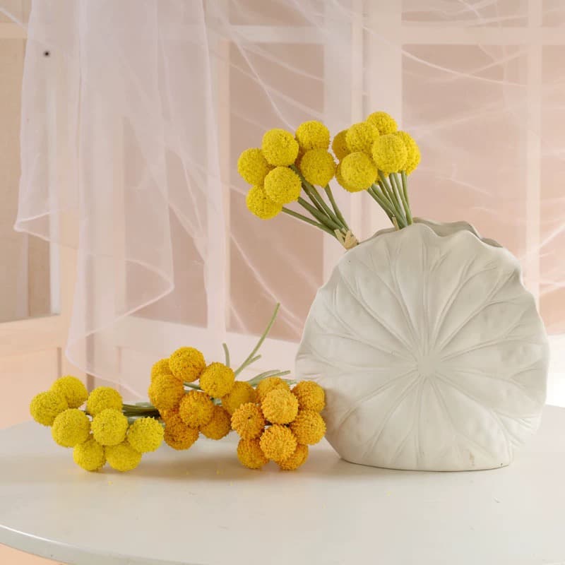 Golden Ball Artificial Flowers Fake Flowers Dried Flowers Shopping Mall Decorative Flowers Living Room Home Store Decoration Floriculture Restaurant Flower-arranging