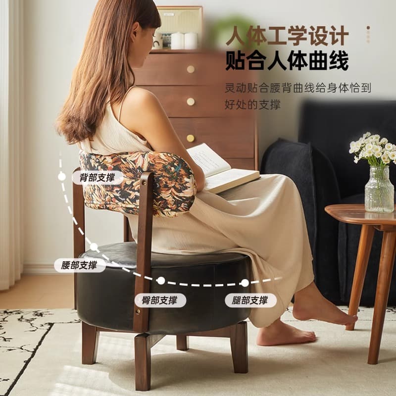 Single Sofa Chair Small Comfortable new New arrival Home Living Room Leisure Chair Small Size Rotate Bedroom Accessible Luxury