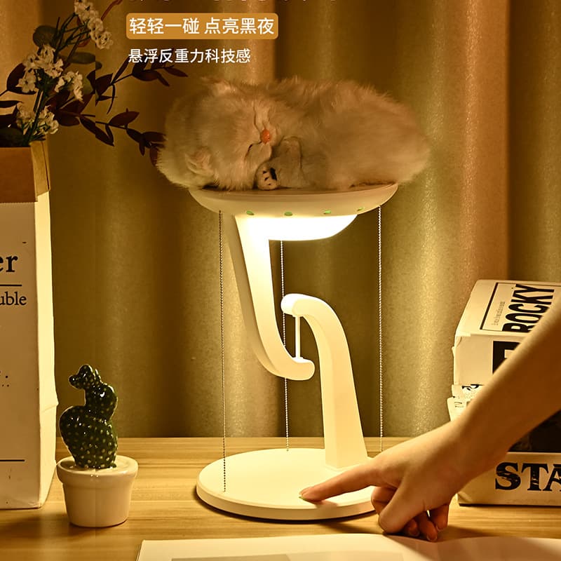 Source factory creative home decoration desk lamp gift night light smart phone wireless charging suspension light