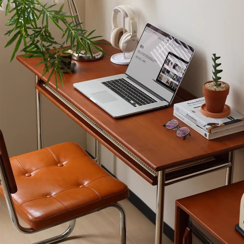 Living Room Large Long Desk Reading Study Table Accessible Luxury Fancy Retro Small Italian Normcore Study Very Narrow Bedroom