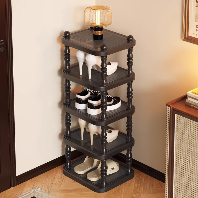 Shoe Rack Multi-Layer Home Door Storage Rack Shoe Storage Rack Space-Saving Shoe Rack Entry Door Artifact Corner Shoe Cabinet
