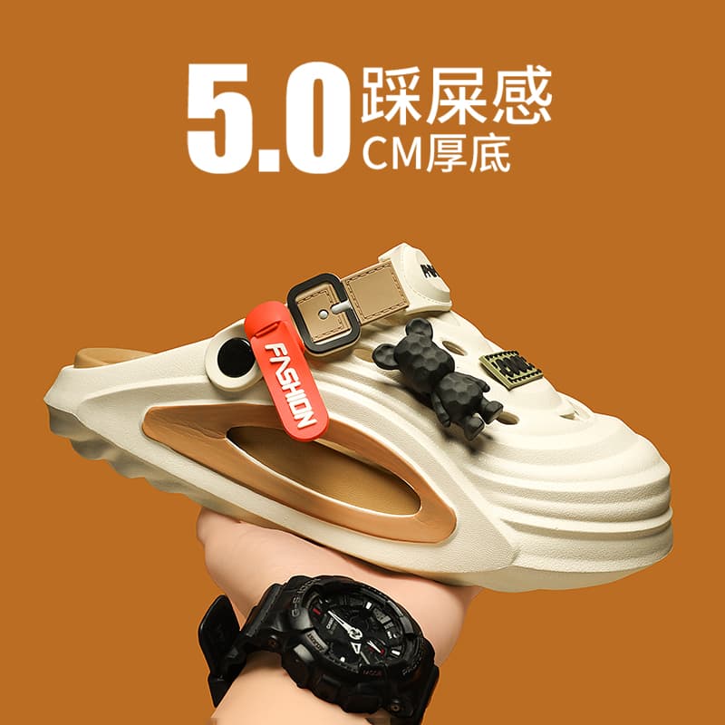 Men's Trendy Summer 2025 New Style Outdoor Soft-Soled Driving Non-Slip Men's Outdoor Beach Slippers