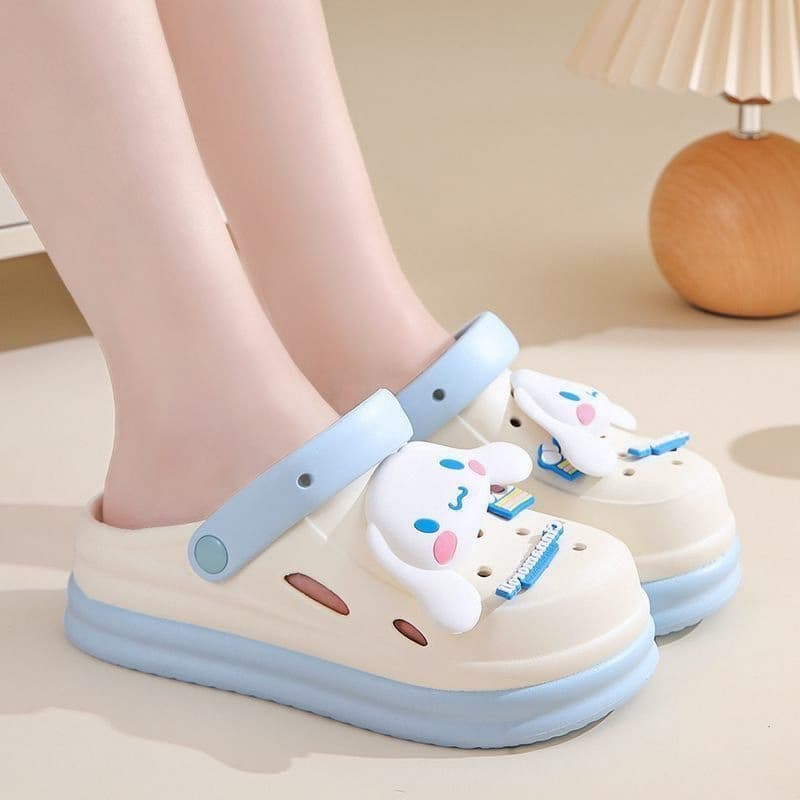 Unique Women's Home and Outdoor Dopamine Summer Comfortable Beach Closed-Toe Slippers, Beach Sandals, Clogs for Women