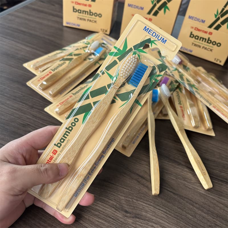 Exported to the Philippines! Natural Bamboo! Only 600 Boxes Left! Biodegradable Individually Packaged Soft Bristle Toothbrushes