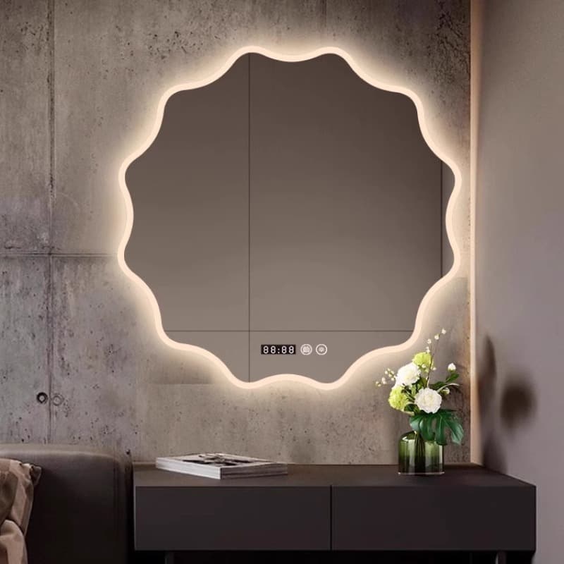 Makeup mirror 2025 New arrival desktop standing vanity mirror For Home bedroom mirror student dormitory bathroom wall hanging