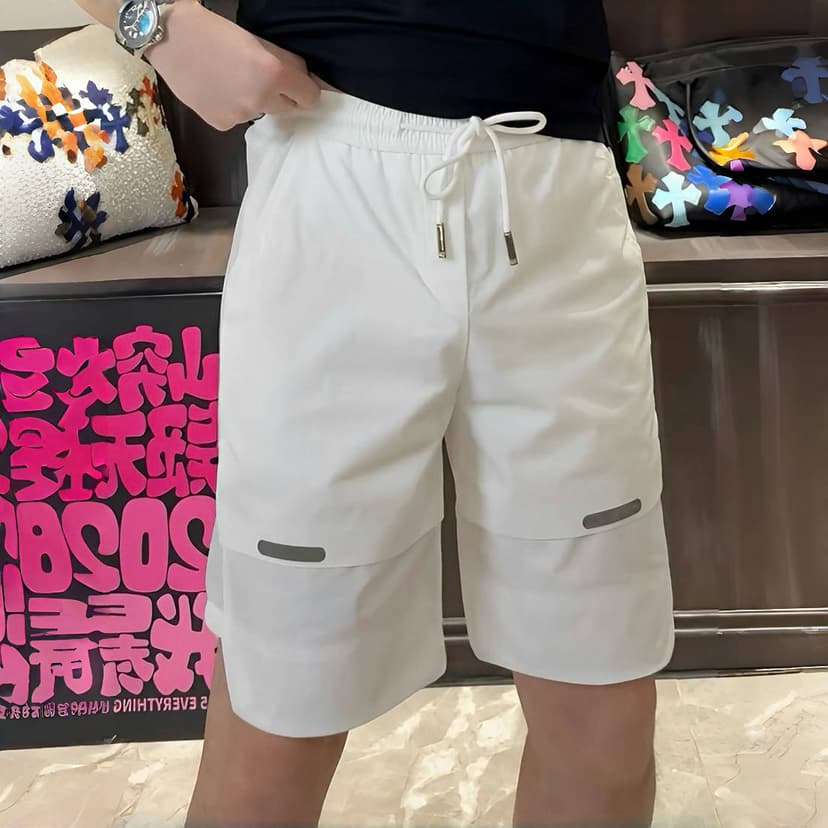 Men's Shorts 2025 Summer New Casual Daily Plaid Loose Breathable Thin Easiest for Match Fashionable Wide Leg Pants