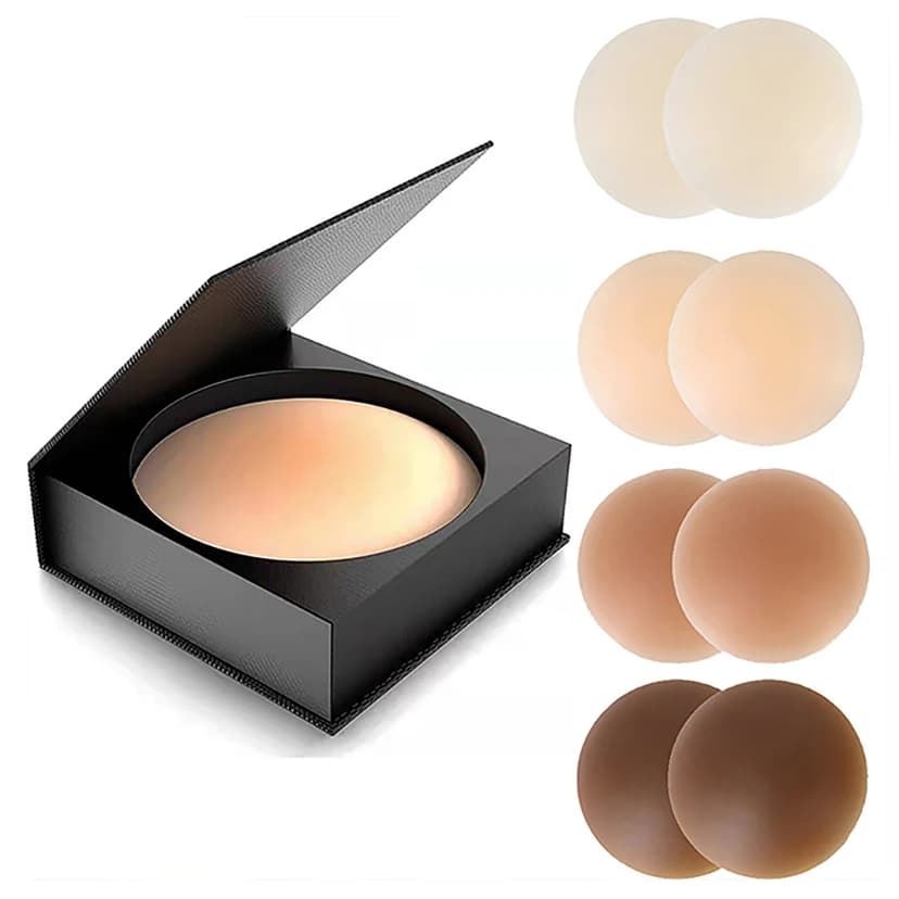 Silicone Nipple Pads Reusable Self Adhesive Breast Cover