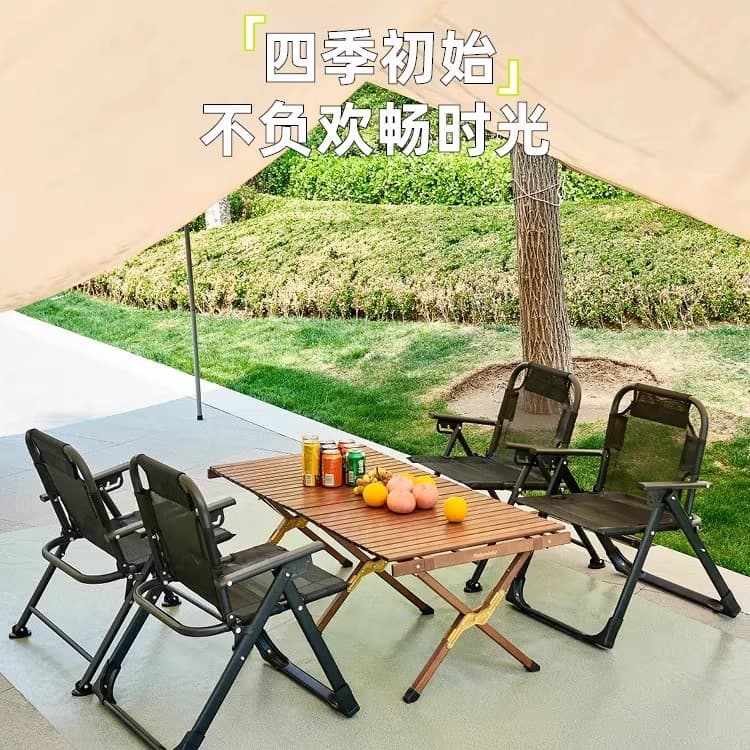 Outdoor Folding Chair That Can Recline and Sleep, Three-In-One Chair for Sitting, Reclining, and Sleeping, 2025 New Model, Comfortable for Long Sitting, Lunch Break, Home Leisure