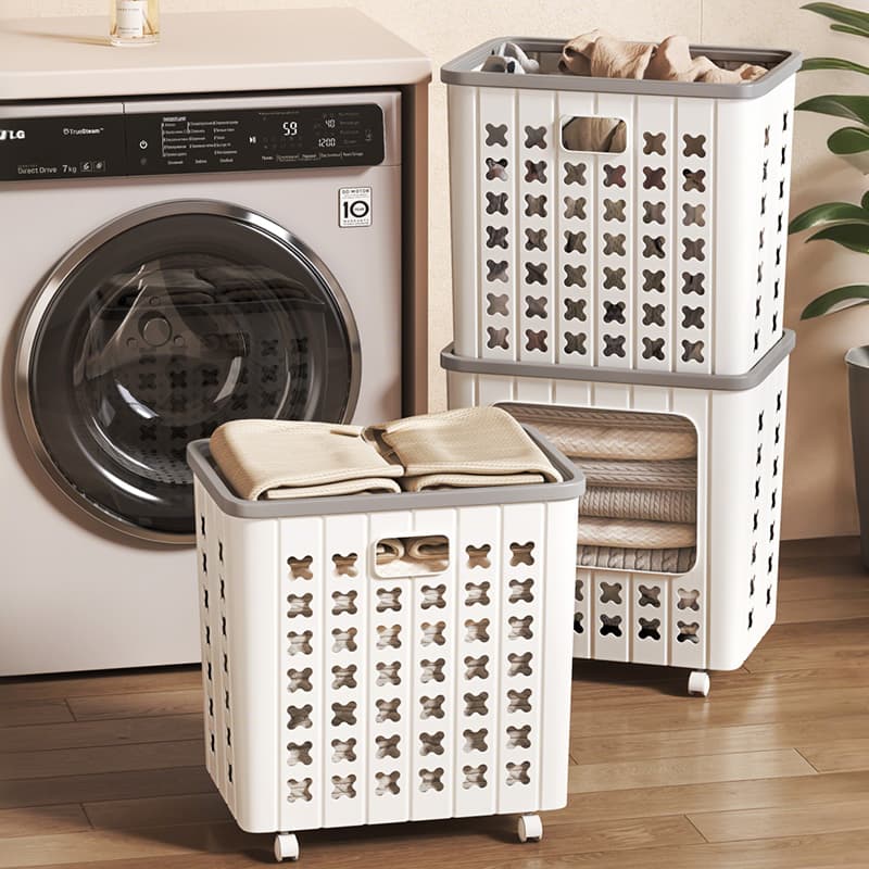 Dirty Clothes Storage Basket Fancy For Home Popular Accessible Luxury Foldable Removable Bathroom Toilet Hit Style