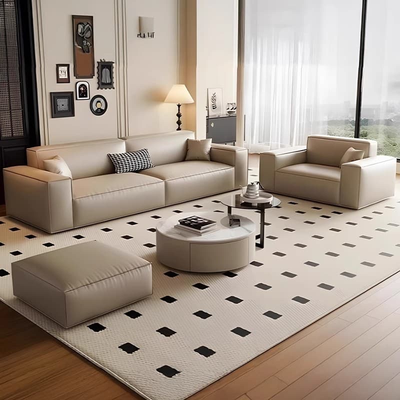 Sofa Living Room 2025 New arrival Bedroom Straight Classy Office Apartment Accessible Luxury Fancy Cream Style Three-person Seat