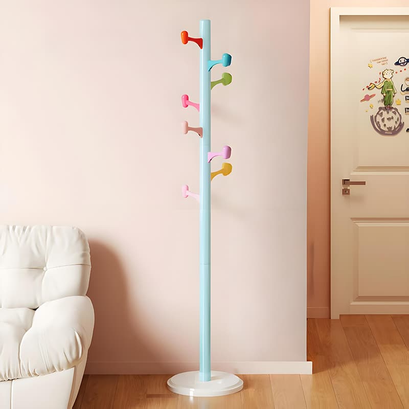 Cream Windbreaker Rack Floor-Standing Bedroom Clothes Rack Simple Vertical High-End Coat Rack Home Balcony Clothes Rack