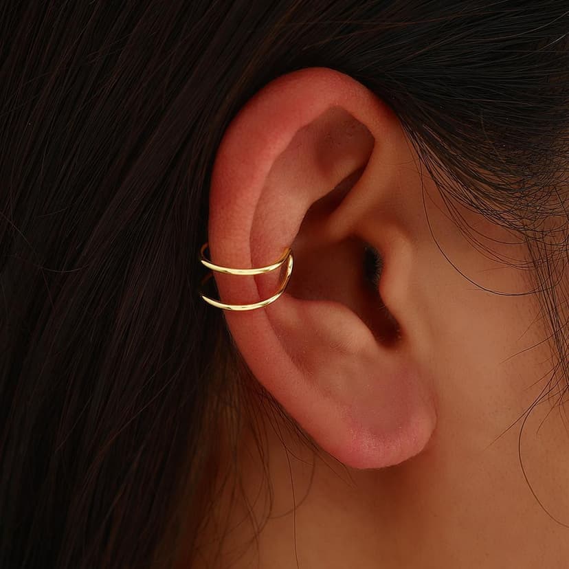 Ear Clip Without Ear Hole Cross-Border Jewelry ins Same Style Rhinestone C-Shaped Non-Pierced Ear Cuff