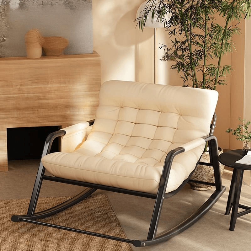 Recliner Chair for Sitting and Sleeping Dual-purpose Backrest Chair for Adults Lying and Sleeping Lunch Chair Living Room For Home Lazy Chair Casual Single Sofa