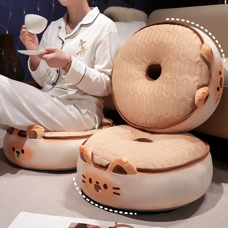 Reading on the ground cushion futon For Home stain-resistant creative cute living room fart mat does not collapse Accessible Luxury Fancy round