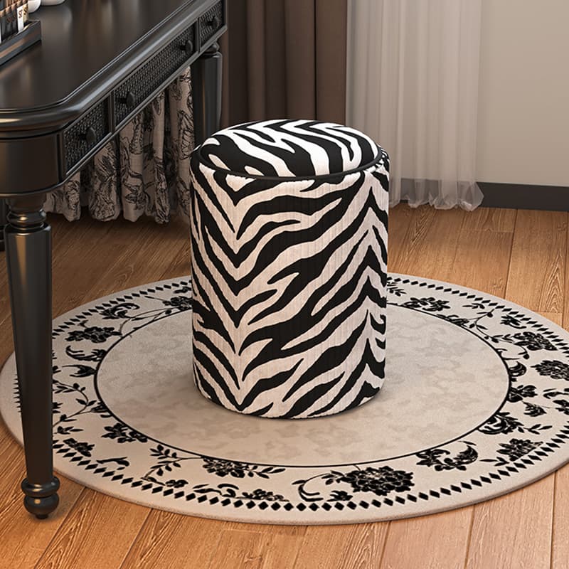 Solid Wood Stool for Home Use, Round Stool for Dressing Table, Living Room Makeup Chair, Comfortable for Long Sitting, Small Chair, 2025 New Model, Storage Bench