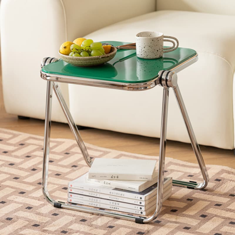 Folding Table For Home Small Apartment Table Bedroom Balcony Popular ins Style Dining Table Popular Simple Portable Square Table