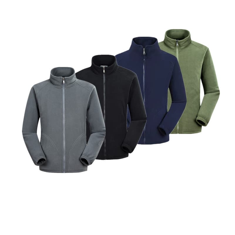 Outdoor Fleece Jacket, Softshell Jacket Liner, Men's Autumn and Winter Warm Fleece Sweatshirt, Sports and Leisure