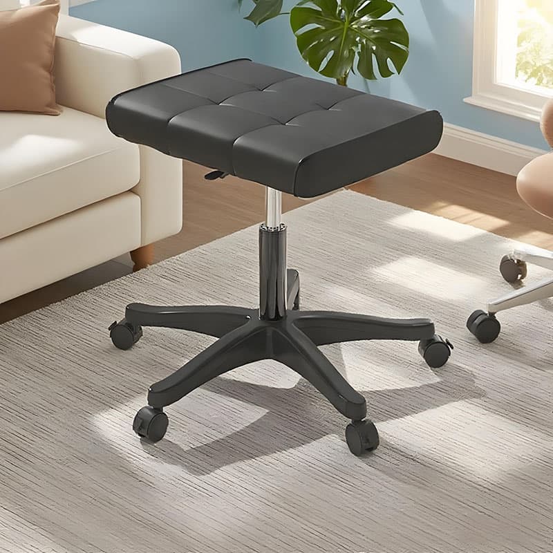 Shoe-Changing Stool for Home Use at the Entrance, Simple Footrest with Universal Wheels, Entryway Shoe-Wearing Stool, Integrated Sitting Stool, Fitting Room Adjustable Chair
