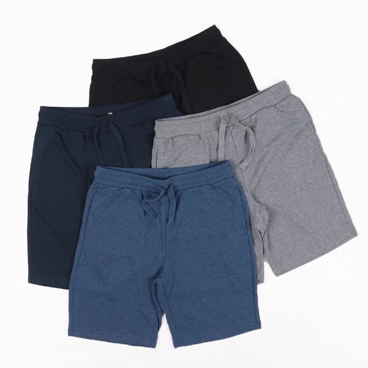 Comfortable and Breathable Terry Shorts, Summer Solid Color Simple Sports Casual Men's Shorts, Five-Point Shorts