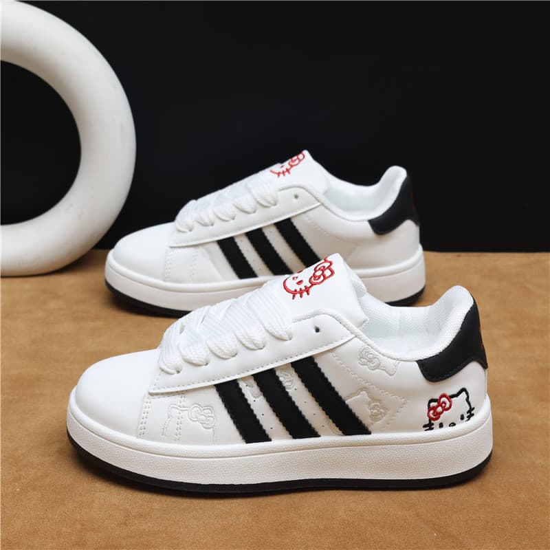 Women's Shoes 2025 New Niche Original Cute Kt Cat White Shoes for Women ins Versatile Student Casual Sneakers