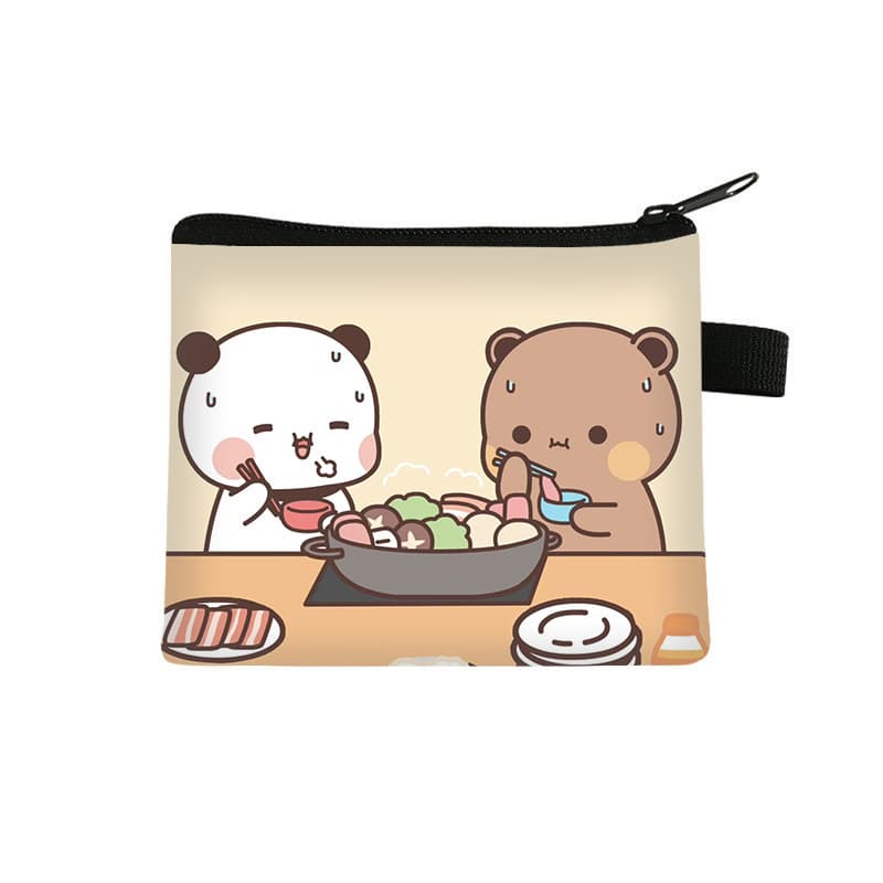 Yi'Erhebubu 2025 New Multifunctional Large-Capacity Storage Bag Children's Coin Purse Cute Cartoon Anti-Lost Trendy