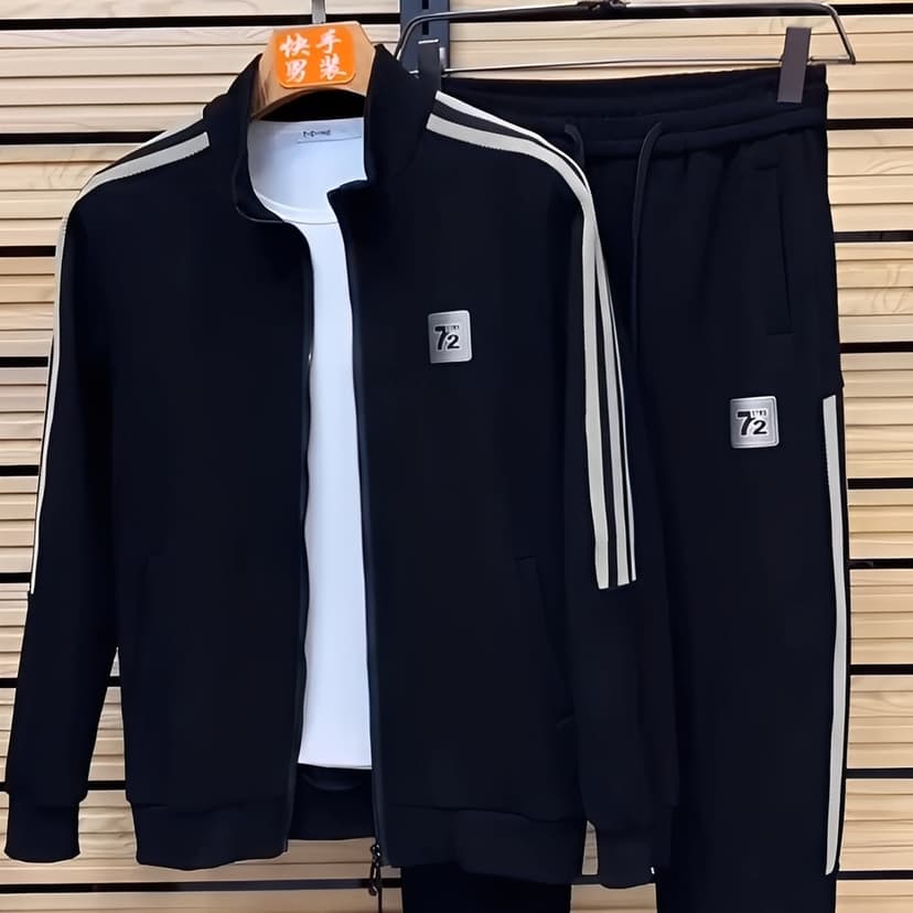 Men's Casual Suit 2025 Autumn New Stylish Korean Version Slim Fit Stand Collar Comfortable Breathable Trendy