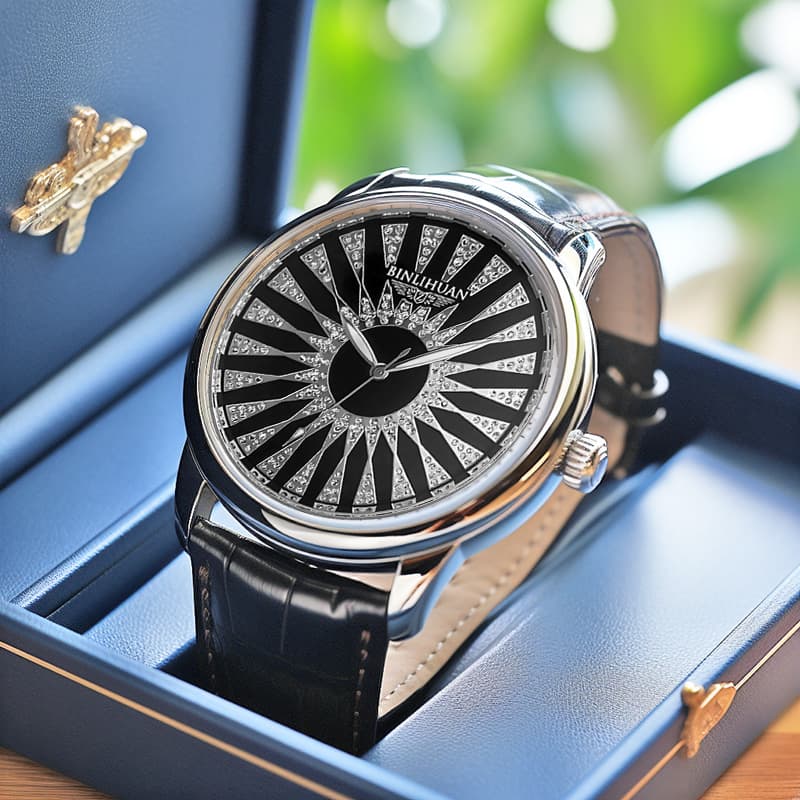 Binlihuan Domestic Brand Waterproof Watch Men's Wristwatch Trendy Quartz Movement Men's Casual Style