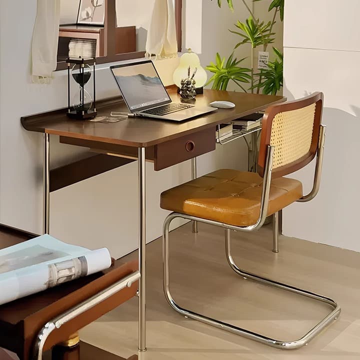 Living room long desk solid wood reading study desk study writing desk study room antique Accessible Luxury Fancy bedroom